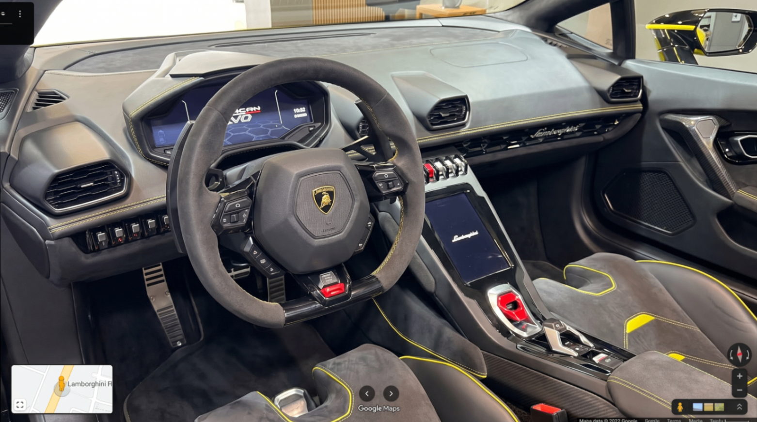 Lamborghini Huracán – Interiør
